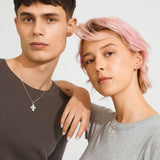 Dagmar Pendant Necklace - Silver Plated