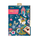 A4 Scratch Book - Secret Garden