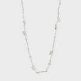 Sloan Pearl Necklace Silver-Plated