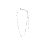 Sloan Pearl Necklace Silver-Plated