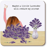 Rosie Made A Thing Coaster - Lavender