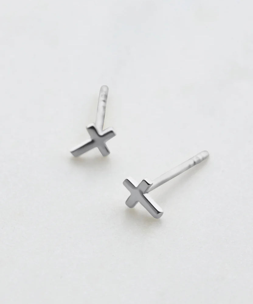 Cross Stud Earrings