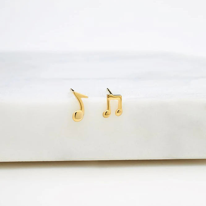 Musical Note Stud Earring