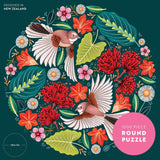 Chirpy Fantails 1000 Pce - Round Puzzle