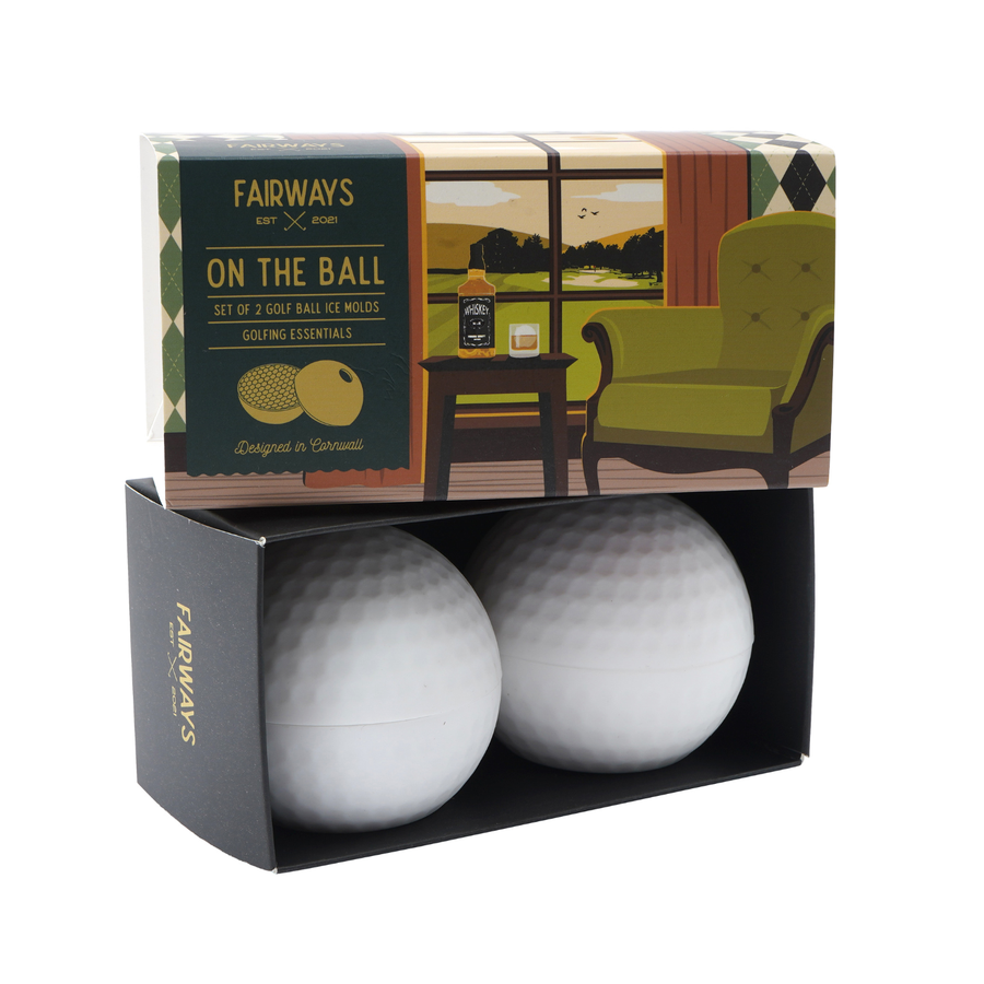 S/2 Golf Ball Ice Moulds