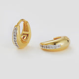 Hayley Huggie - Gold Earring