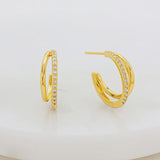 Celeste Hoop - Crystal Earring