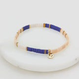 Tile Bracelet - Pacific/Gold - Stretch