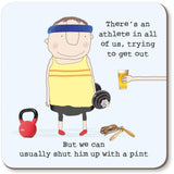 Rosie Made A Thing - Coaster - Athlete Pint
