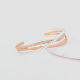 Cara Bracelet - Silver/Rose