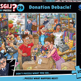 Wasgij Mystery - 1000pce Jigsaw - Donation Debacle