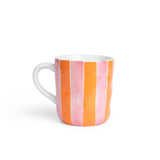 Mug - Pink & Orange Stripe