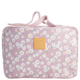 Mauve Mini Floral - Hanging Washbag