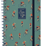 Large Spiral Lined Notebook - A5 - Bike Lover