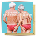 Old And Irresistible Together - Card