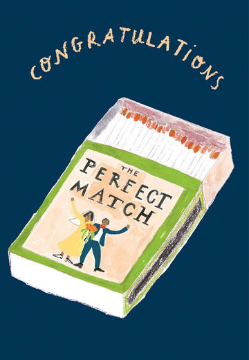Congratulations The Perfect Match - Card