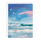Diving Gannets - Birthday Card
