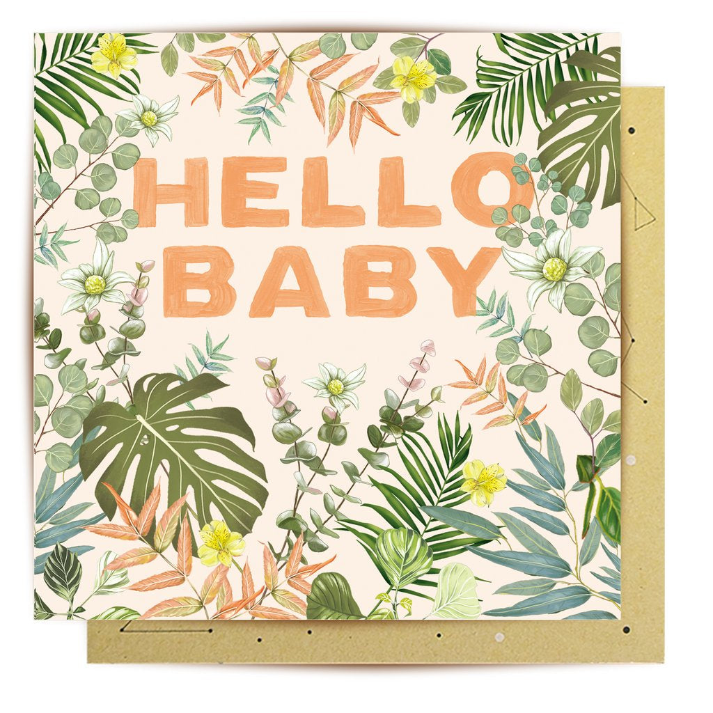 Baby Mini Card Mini Card Hello Baby – Brandland