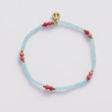Robyn bracelet - Teal/Blush