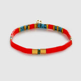 Tile Bracelet - Coral