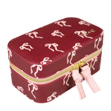 Rectangle Jewellery Case - Pink Bow
