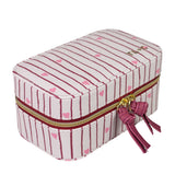 Rectangle Jewellery Case - Pink Stripe