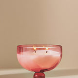 Paddywax Aura Rose & Red Goblet Candle - Saffron Rose 170g