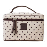 Cream Polka - Travel Vanity