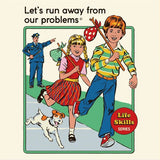 Let's run away from our Problems - Card