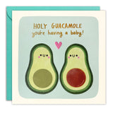 Holy Guacamole - Baby Card