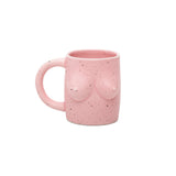 Pink Aesthetic Tits Mug - Hand Painted