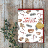 Christmas Calories Don't Count - Mini Card