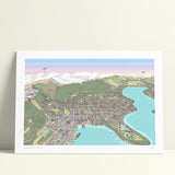 Queenstown Map - Print A4