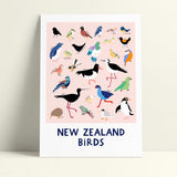 Birds New Zealand - Print A4