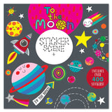 To The Moon Colouring & Sticker Scene Book