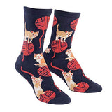 Women's Crew Socks  - Kitten Knittin