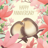 Happy Anniversary Birds - Card