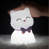 Squishy Lulu the Cat USB Rechargeable Night Light