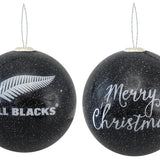 All Blacks Merry Xmas Black Bauble