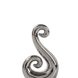Ceramic Figure 8 Koru - Silver 12.5cm