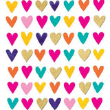 Coloured Hearts - Notecards 10pkt