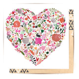 Floral Heart - Card