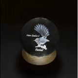 Fantail Light Up Laser Design Glass Ball