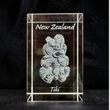 NZ Tiki Laser Design Paper Weight - 8cm