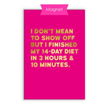 14 Day Diet - Fridge Magnet