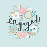 Engaged Floral - Card