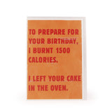 1500 Calories - Card