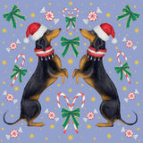 Christmas Sausage Xmas Cards - Pk 5