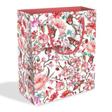 Red Floral - Med Gift Bag