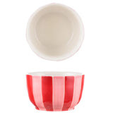 Small Bowl - Pink and Red Stripe